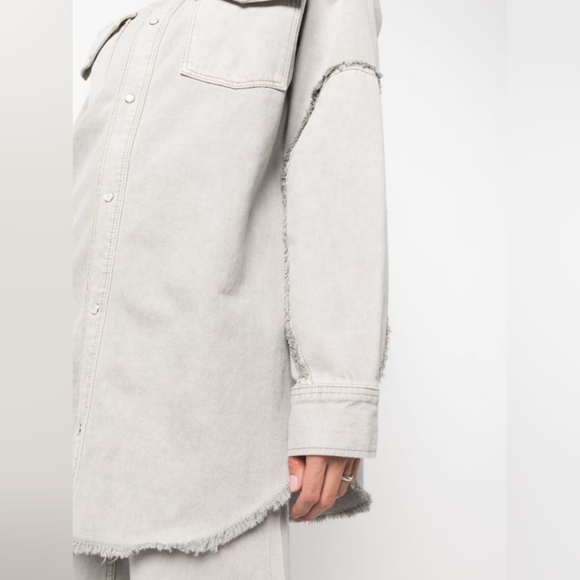 RE/DONE Oversized Shirt Jacket - Picture 4 of 9